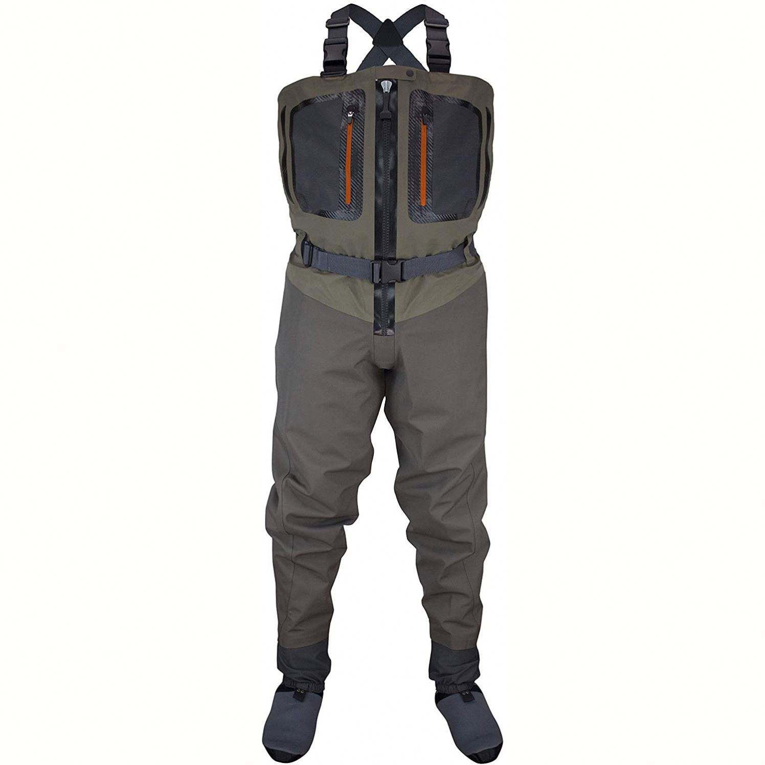 Slip Resistant PVC Waders Durable Chest Waders Unisex For Outdoor Wading
