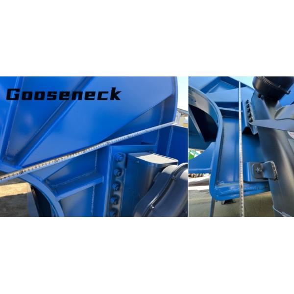 Tri Axle 60-80 Ton Low Bed Semi Trailer To Transport Heavy Equipment for Sale in Mauritius