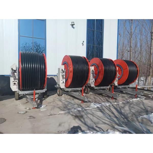 Metal Hose Reel Irrigation System Versatile Truss And Adjustable Spray