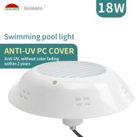 Lumière sous-marine de piscine de volt 12W 12 LED de logique de la couleur IP68 avec le RVB à télécommande