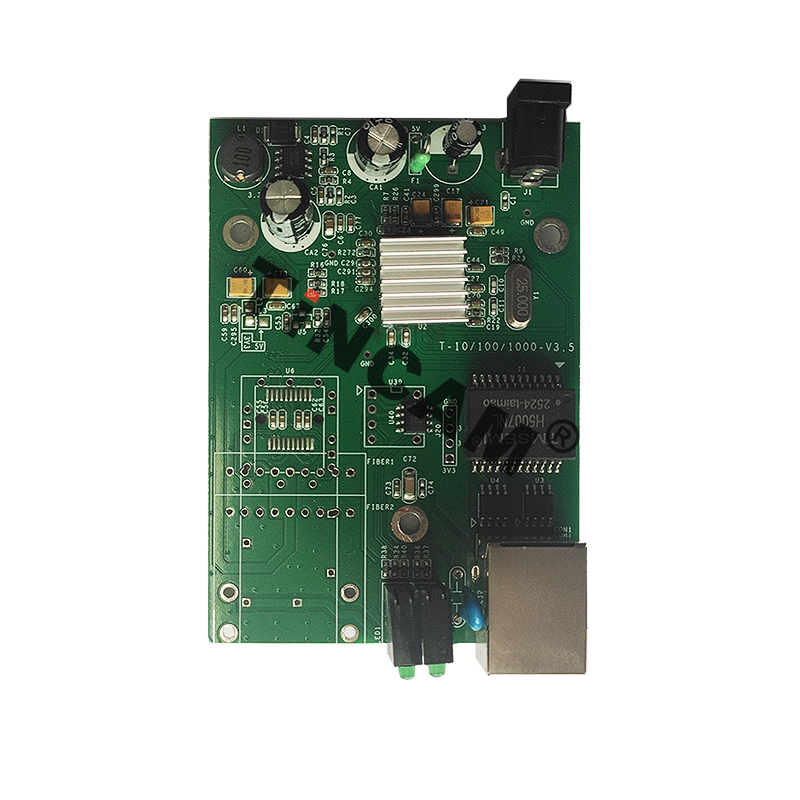 10/100/1000Mbps Gigabit Single-Mode Single-Fiber Media Converter 20km SC 1310/1550nm Marvell Chip TBC-MC3612E-S20AB