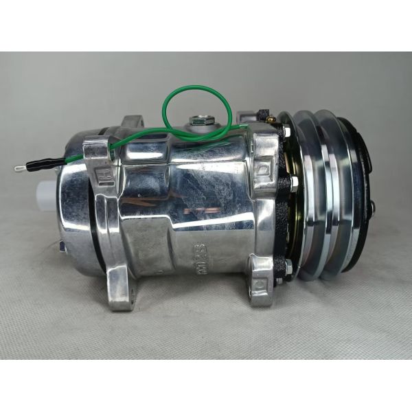 Auto AC Conditioning Compressor For 5H14 Truck 2A 24V Rear outlet pipe