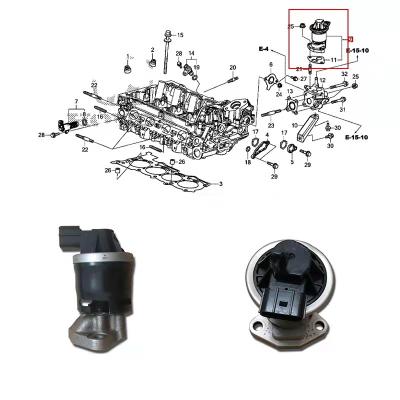 Peças para automóveis EGR VALVE 18011-R1A-A00 para 2003-2005 Honda Car 18011-RB0-000 18011-R70-A00