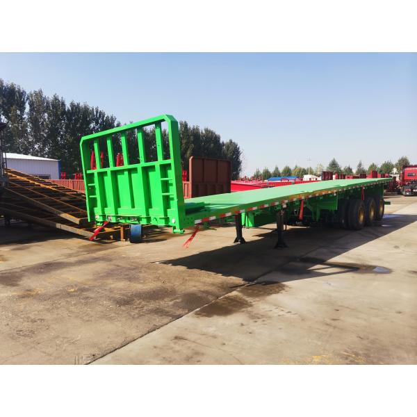 Steel Flatbed Semi Truck Trailers for Shipping 20ft 40ft 50ft 53ft in 15 Workdays