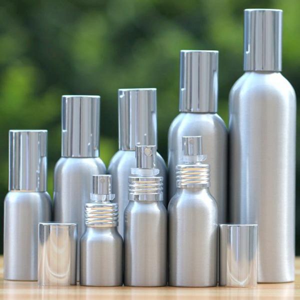 20 - 1000ml Cosmetic Aluminum Bottles Water Proof Environment Friendly