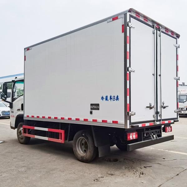 Shanqi 4x2 Refrigerated Truck Food Transport Vehicle with Manual Transmission Type and Maximum Torque Nm ≤500Nm