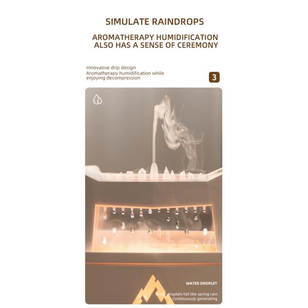 2023 Вулкан Увлажнитель для домашнего офиса Спа Онлайн продажи частная плесень Да 3 выхода тумана
