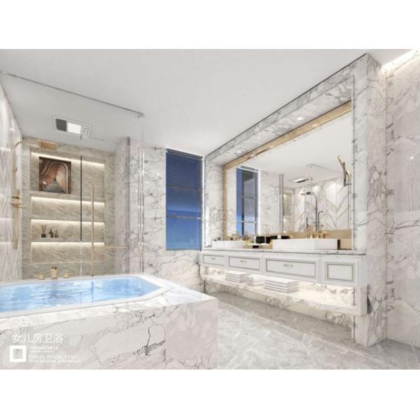 Easy Clean Stainless Steel Bathroom Vanity Cabinet With Comprehensive Storage System