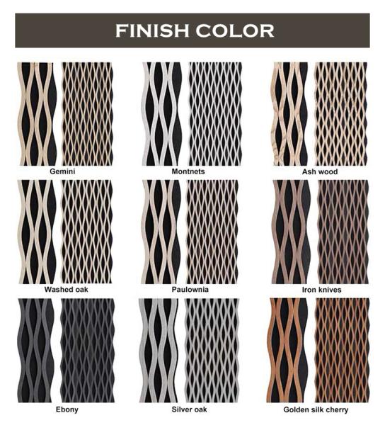 Teak Perforated Acoustic Panels Sound Absorbing Wooden Board for Classroom