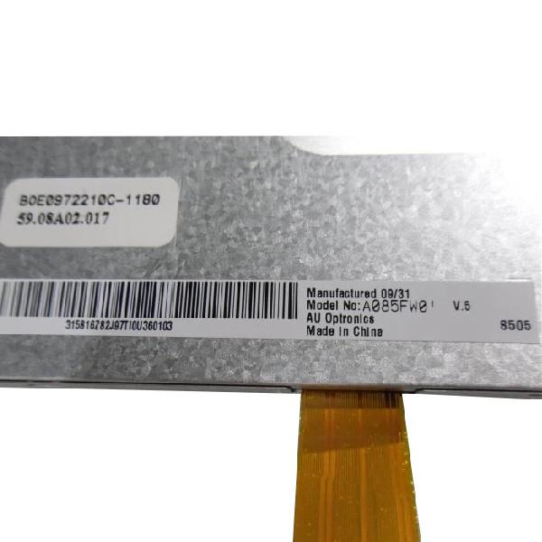 A085FW01 V5 8.5のインチ480*234のtft lcdスクリーンのモニター