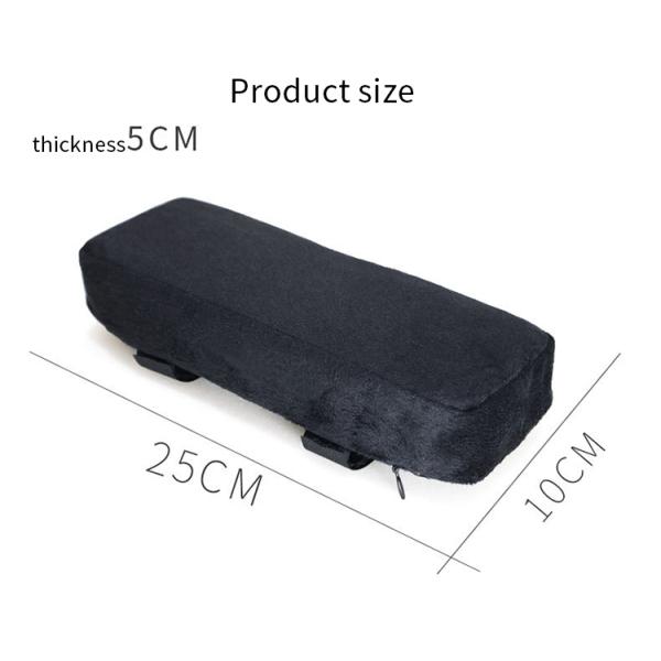 Hotel Black Memory Cotton Office Seat Armrest Pad with Ergonomic Slow Rebound Support