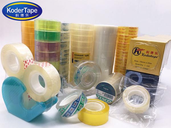Colorful Acrylic Adhesive 38 Mic Bopp Stationery Tape