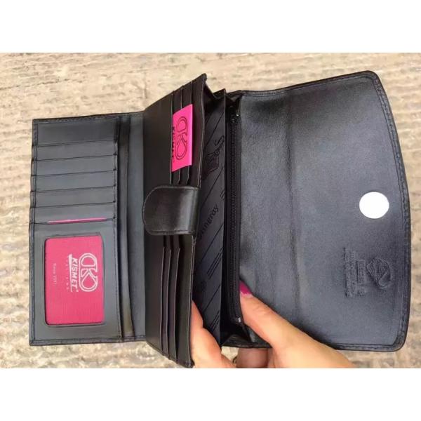 Authentic Stingray Skin Female Long Trifold Wallet Coin Case Genuine Leather Women Large Red Clutch Purse Lady Money Bag