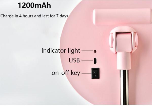 Led Lighted Cosmetic 10x Magnifying Mirror For Makeup Vanity