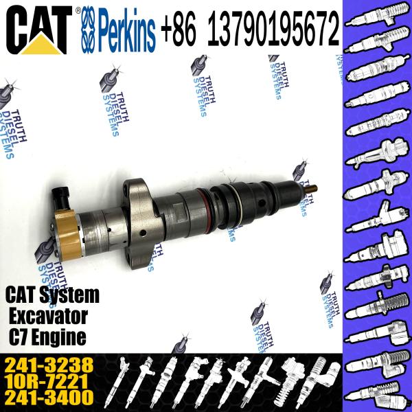 bocal 241-3238 do injetor de combustível do diesel do injetor 241-3238 da maquinaria de construção para o trilho comum da lagarta