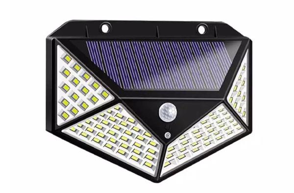 Outdoor Solar Powered LED Light 100LED ABS 1200Mah Lithium 18650 Solar Powered Led Garden Lights