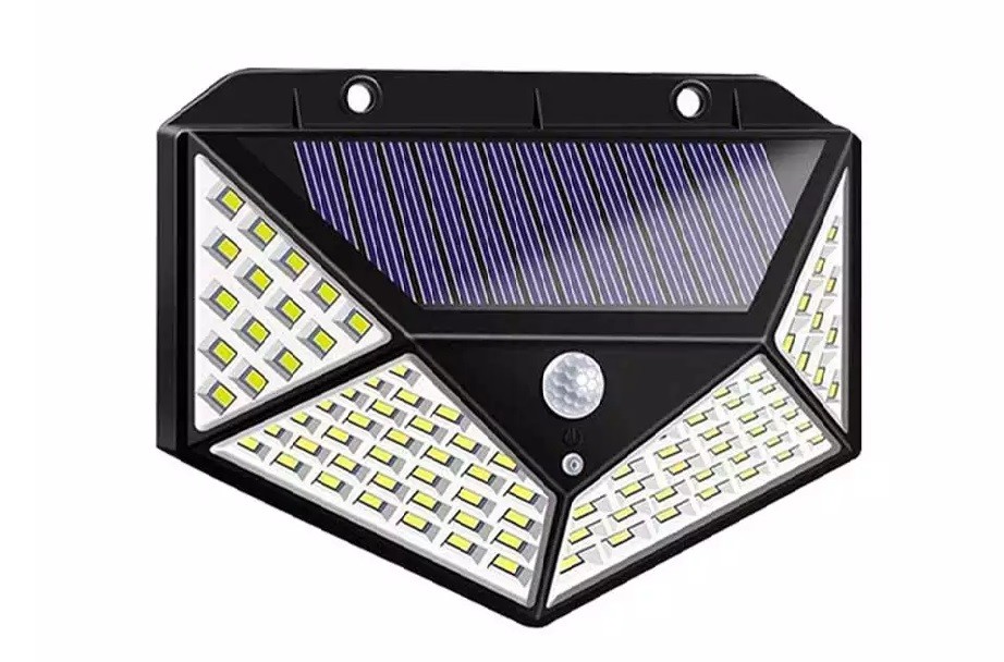 На открытом воздухе солнечный приведенный в действие литий ABS 1200Mah света 100LED СИД 18650 солнечных приведенных в действие светов приведенных сада