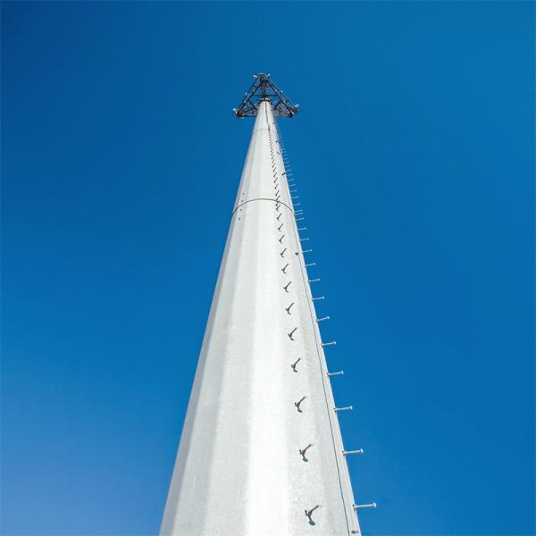 Tour de mât d'antenne monopole 15 mètres 9m 10m 12m monopole tour d'acier