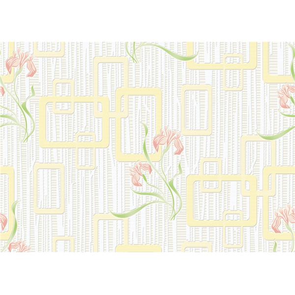 Papier peint non tissé moderne de modèle de fleur pour le divertissement/ménage, approbation de GV CSA