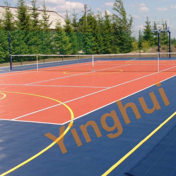 Outdoor Interlocking Sports Tiles Backyard 3x3 Basketball Court Flooring Tiles Mat