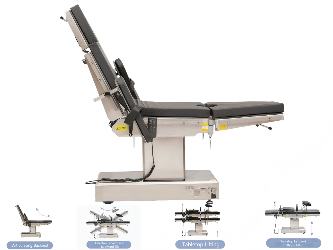 DS-VI Four-Control Comprehensive Electric Surgery Table – A Fully Functional Basic Surgical Platform