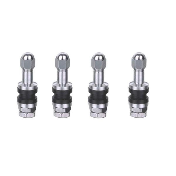 Motorcycles Clamp In Tire Valve Zinc Alloy EPDM Rubber Metal Tire Valve Stems TR43E