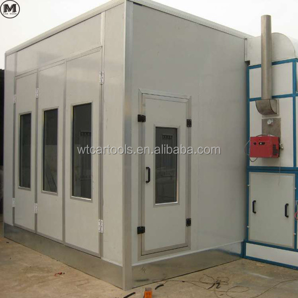 16KW LPG Burner Outdoor Automotive Paint Booth 380V With 24000 Air Flow