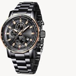 45mm Luxury Quartz Watch 5ATM ODM Fashion Chronograph Watches For Men