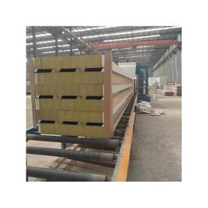 Аттестованная CE толщина Rockwool 100mm сэндвича панели для промышленной изоляции