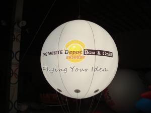 O grande balão inflável personalizado da iluminação para o evento do aniversário