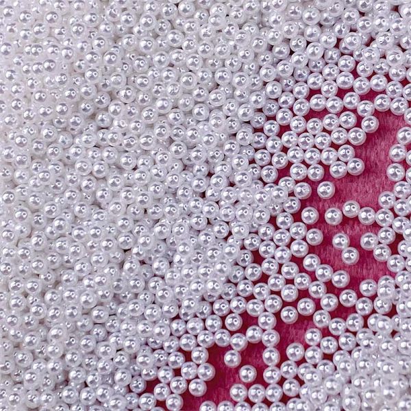 ABS High Brightness Round Pearls Diy Loose Beads Bracelet Necklace Accessories Beads Spot Wholesale
