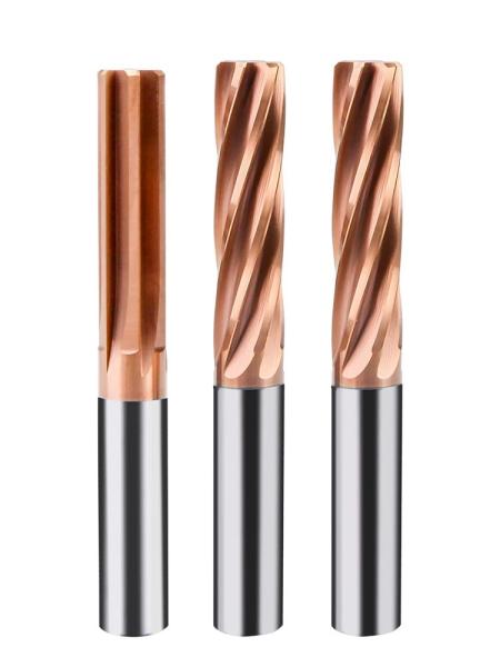 50-150mm 工具長 HRC 55/60 超硬ソリッド CNC ストレート溝リーマ コーティングマシンリーマ 標準フルート付き
