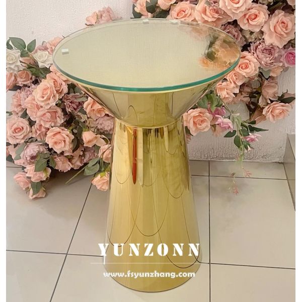 Stainless Steel Coffee Table Kids Birthday Event Planning Decor Round Cake Display Stand  for Wedding Decoration