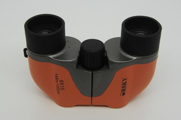 Porro Prism Small Lightweight Binoculars 15mm Objective Lens Offering Bright Image