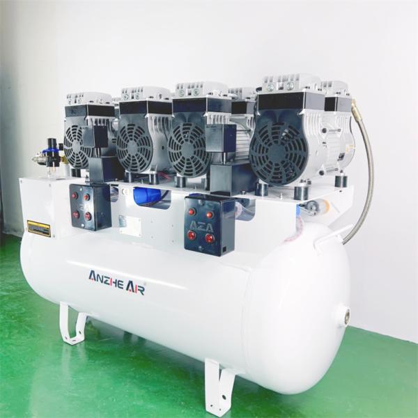 Foshan Factory Dental Air Pump Compressor 128L 3400W Silent Dental Compressor