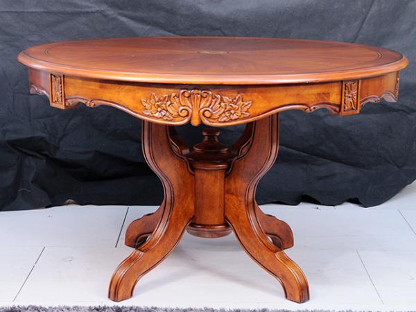 Solid Wood Luxury Wood Dining Room Sets Customized European Dining Room Furniture