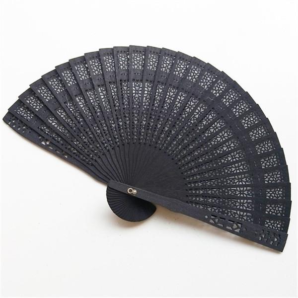 Personalized Foldable Hand Fans Custom Colorful Sandalwood Folding Hand Fan