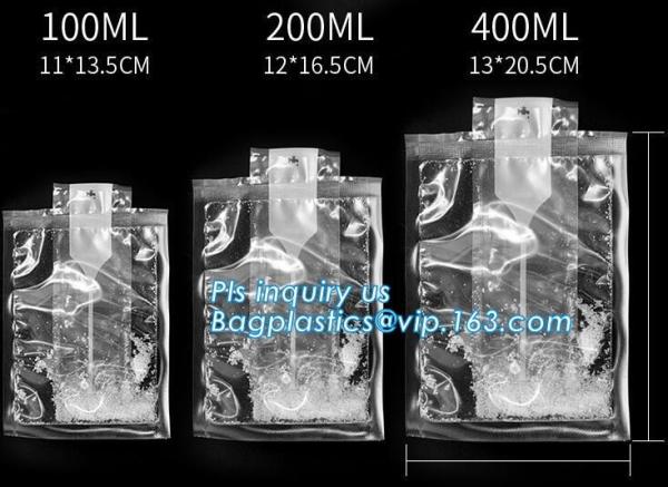 Sports Medicine Ice Bags, Flexible Ice Pack, Easy Seal Ice Cube Bags, Cool Bags & Ice Packs, First Aid Ice Pack, bagease