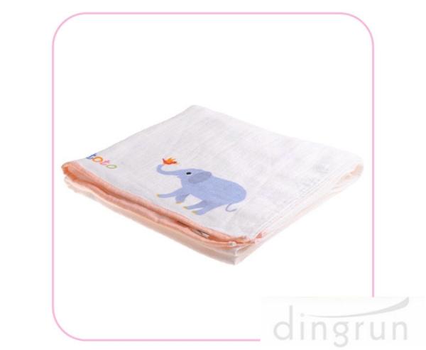 Double Layers Soft Organic Cotton Baby Cloth Diapers For Boy / Girl