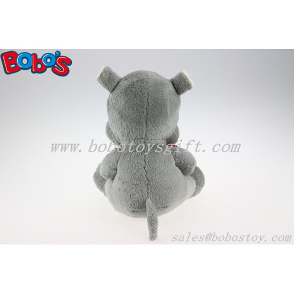 Valentines Day Gifts Big Eyes Toy Series Stuffed Hippo With Heart Pillow