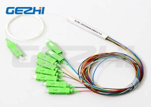 1×16 Sc/Upc オプティカルファイバー PLC スプリッター - SC/APCコネクタ付き鋼管型