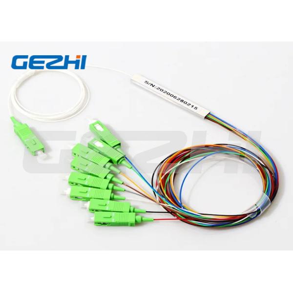 1×16 SC/APC Optical Fiber PLC Splitter - Steel Tube Type with High Reliability for FTTx Systems