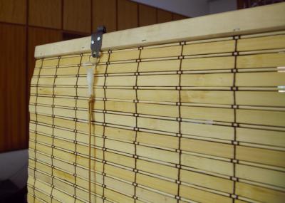 Smooth Surface Bamboo Patio Shades , Window Curtains Bamboo Custom Color