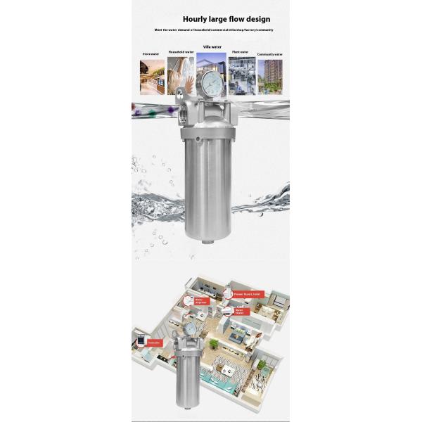 Filtro de agua de acero inoxidable 304 para uso industrial y comercial