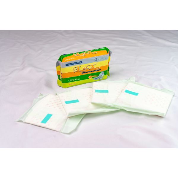 8 Hours Night Use Sanitary Napkin Flexible Non Toxic Feminine Pads Heavy Flow