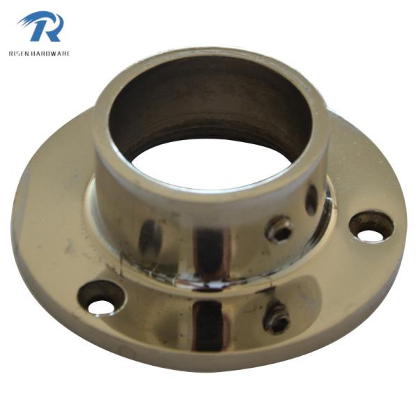 stainless steel handrail fitting, tube seat HFRS007, material stainless steel, finishing satin