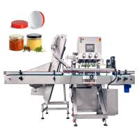Instalador automático de tapa 30 - 130 mm de diámetro de botella Máquina de tapación de cuatro ruedas