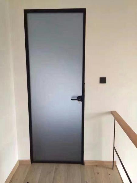 New design Aluminum frame Modern aluminum frame glass interior door for home