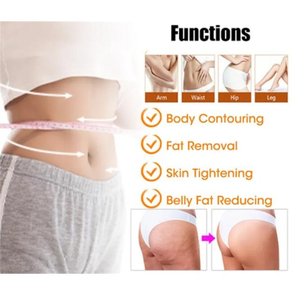 Terapia con rodillos de vacío 4 en 1 Cavitación 40k Máquina de eliminación de grasa