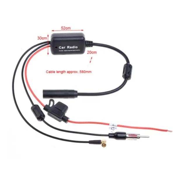 Двухдиапазонный внутренний наружный распределитель распределитель дипольного радиопередающего передатчика дипольного автомобильного радио Dab Am Fm антенна